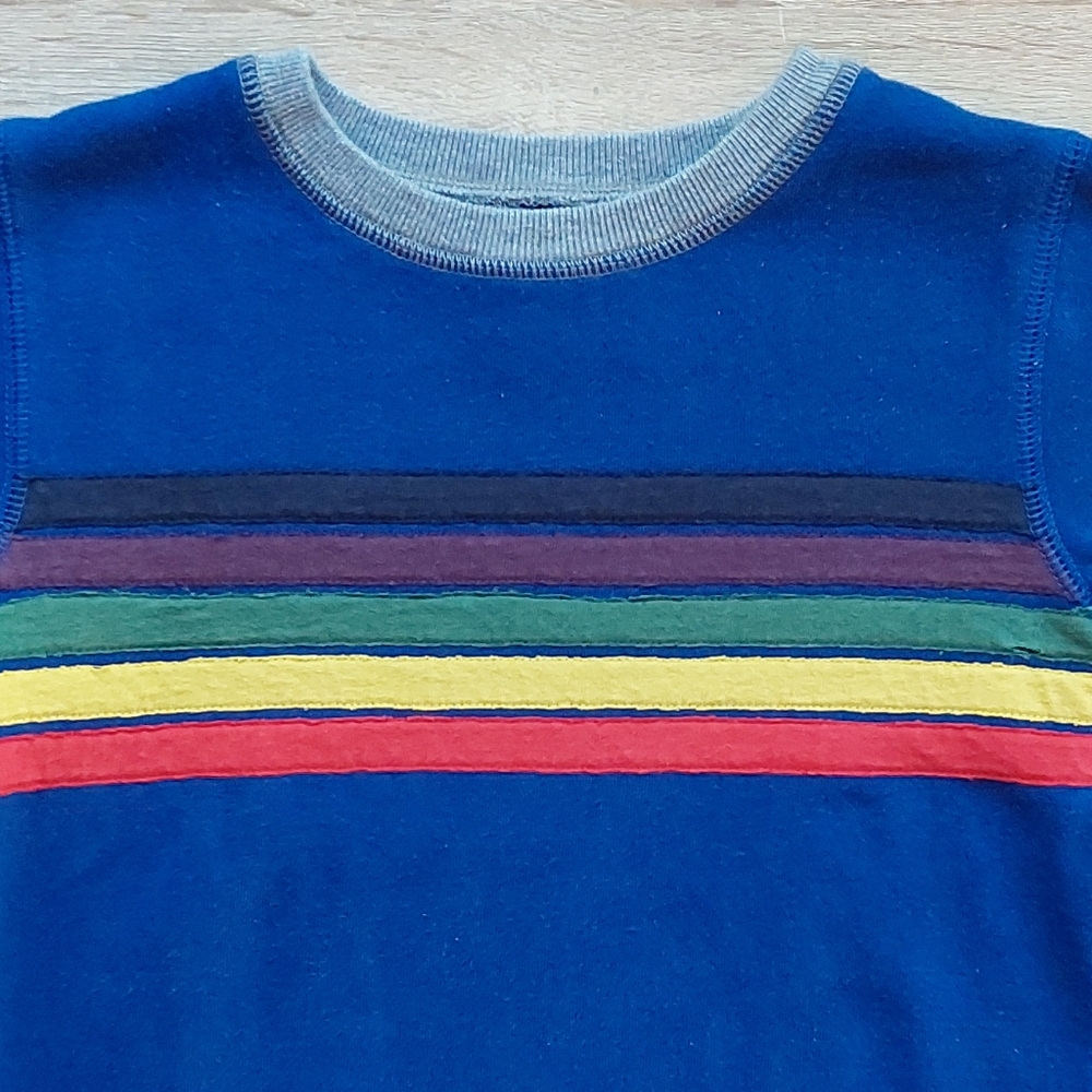 Mini Boden guc stripey sweatshirt 6-7 years - Picture 5 of 16